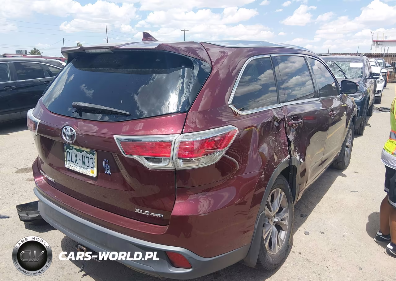 2014 Toyota Highlander Xle V6 VIN:5TDJKRFHXES045595 - 16