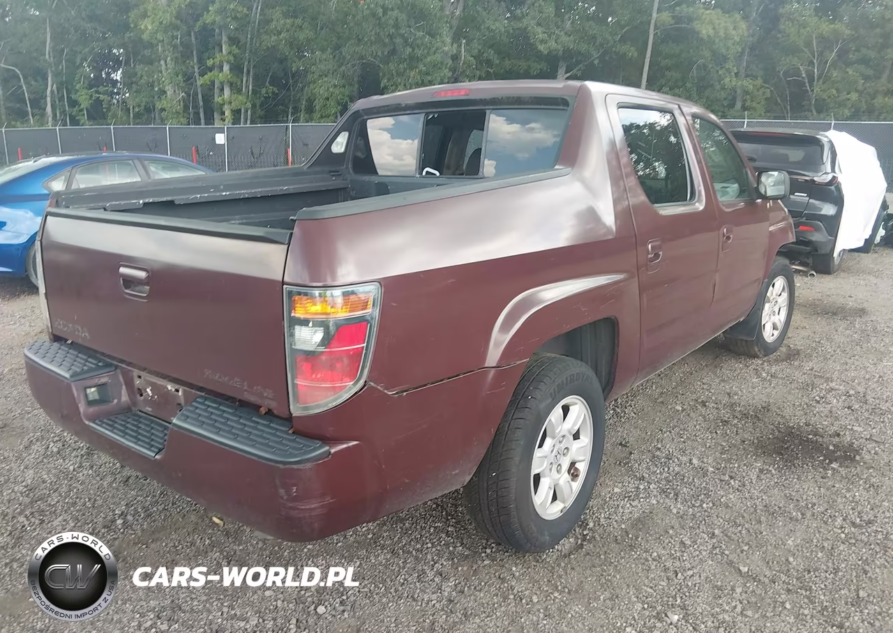 2007 Honda Ridgeline Rts VIN:2HJYK16457H550471 - 4