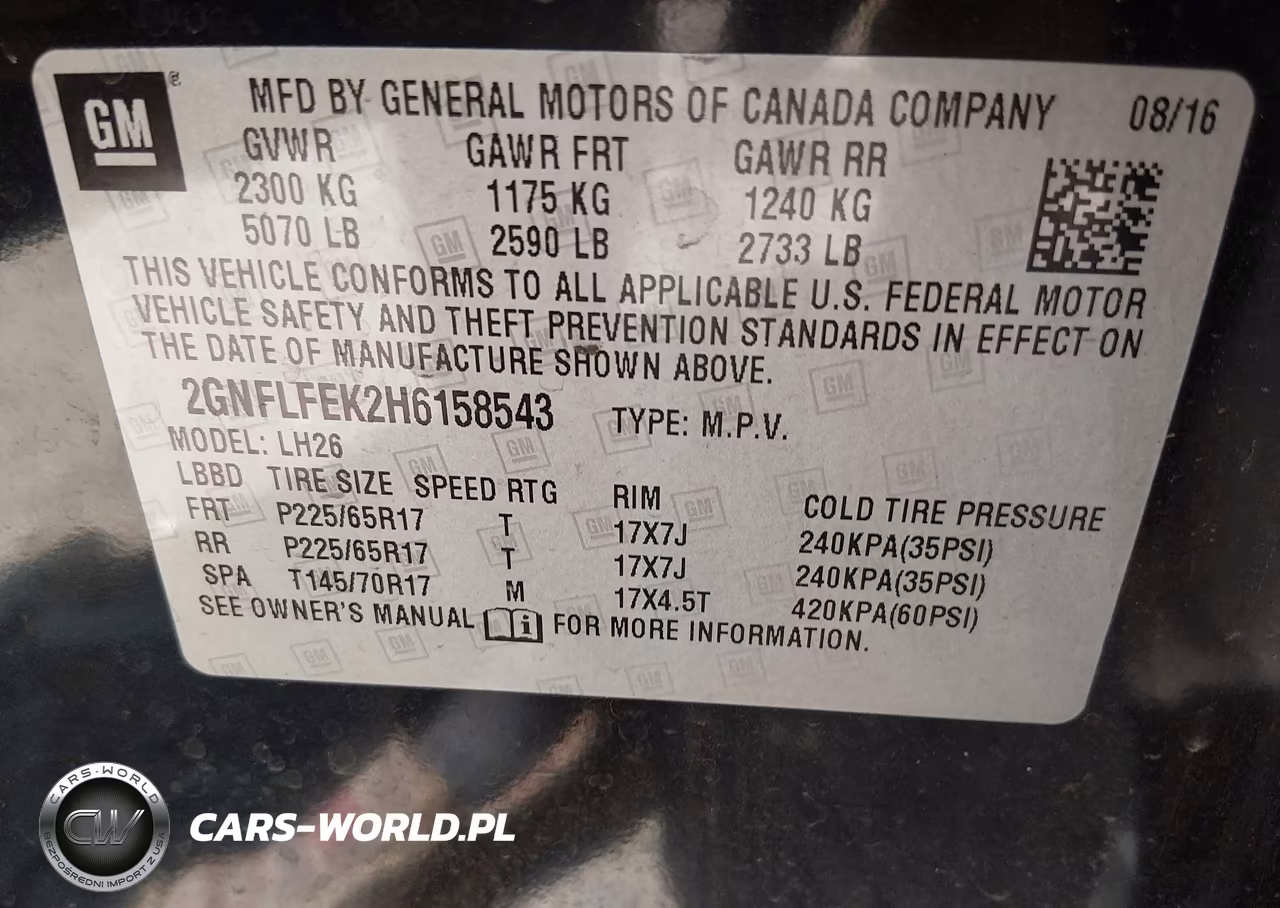2017 Chevrolet Equinox Lt VIN:2GNFLFEK2H6158543 - 9