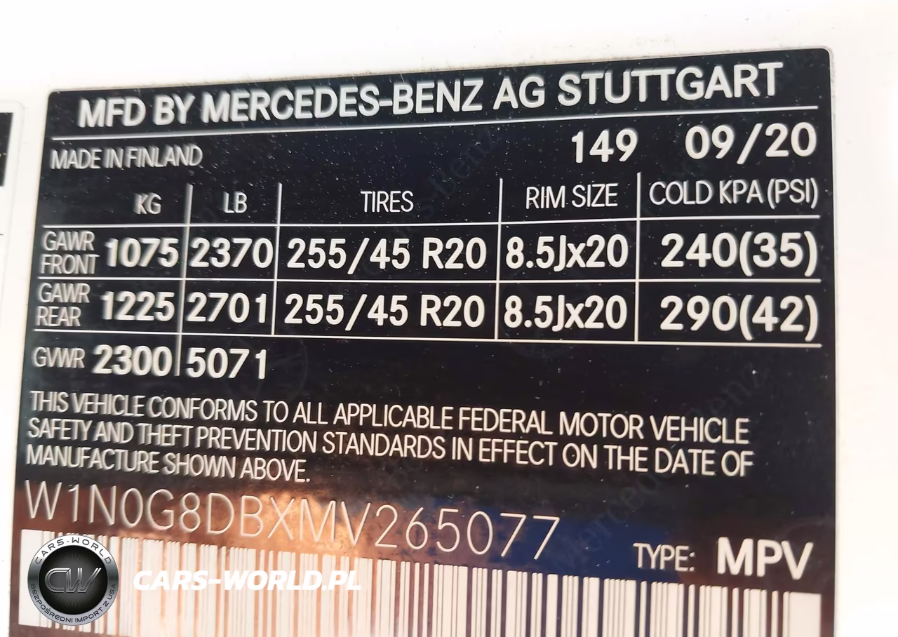 2021 Mercedes-Benz Glc 300 Suv VIN:W1N0G8DBXMV265077 - 9