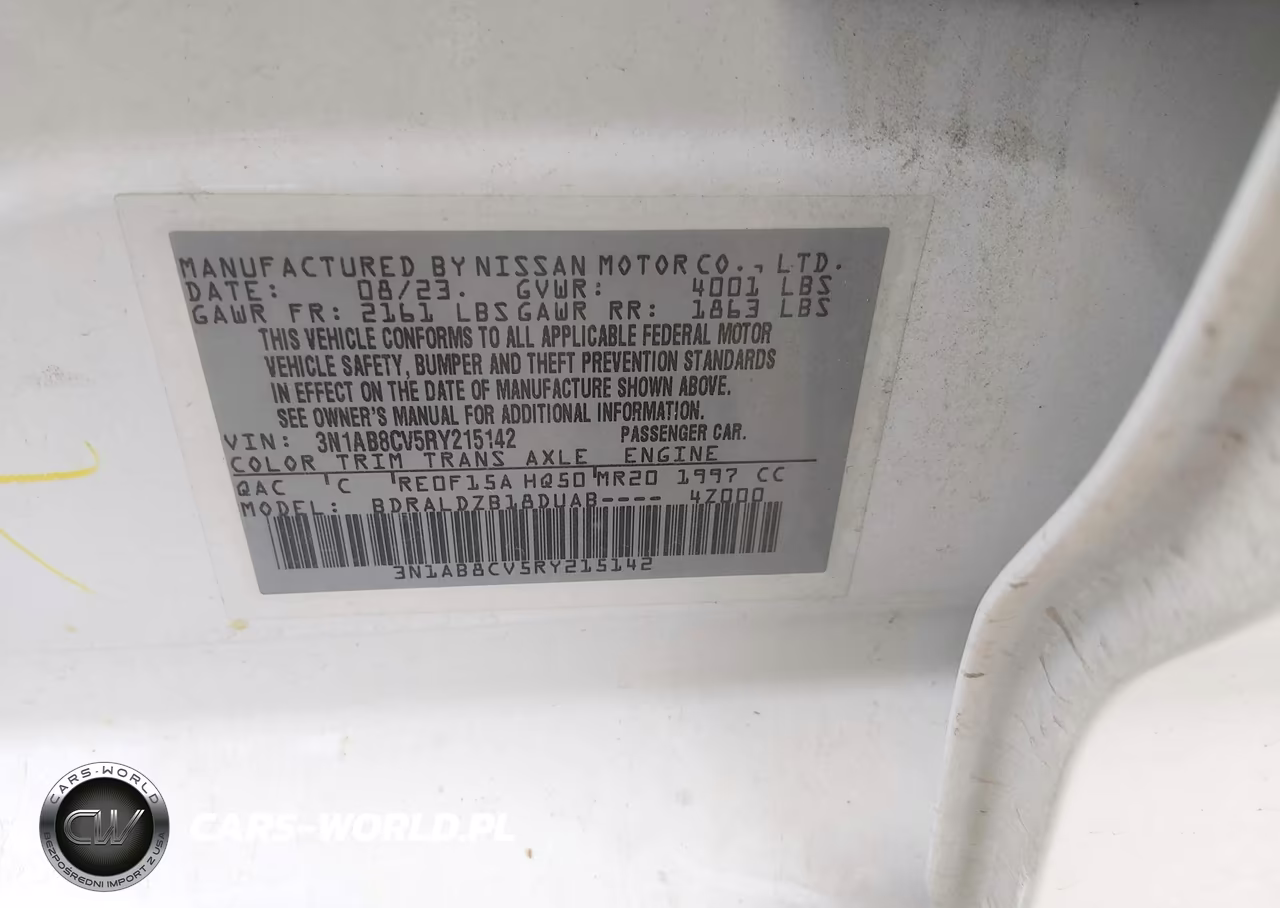 2024 Nissan Sentra Sv Xtronic Cvt VIN:3N1AB8CV5RY215142 - 9