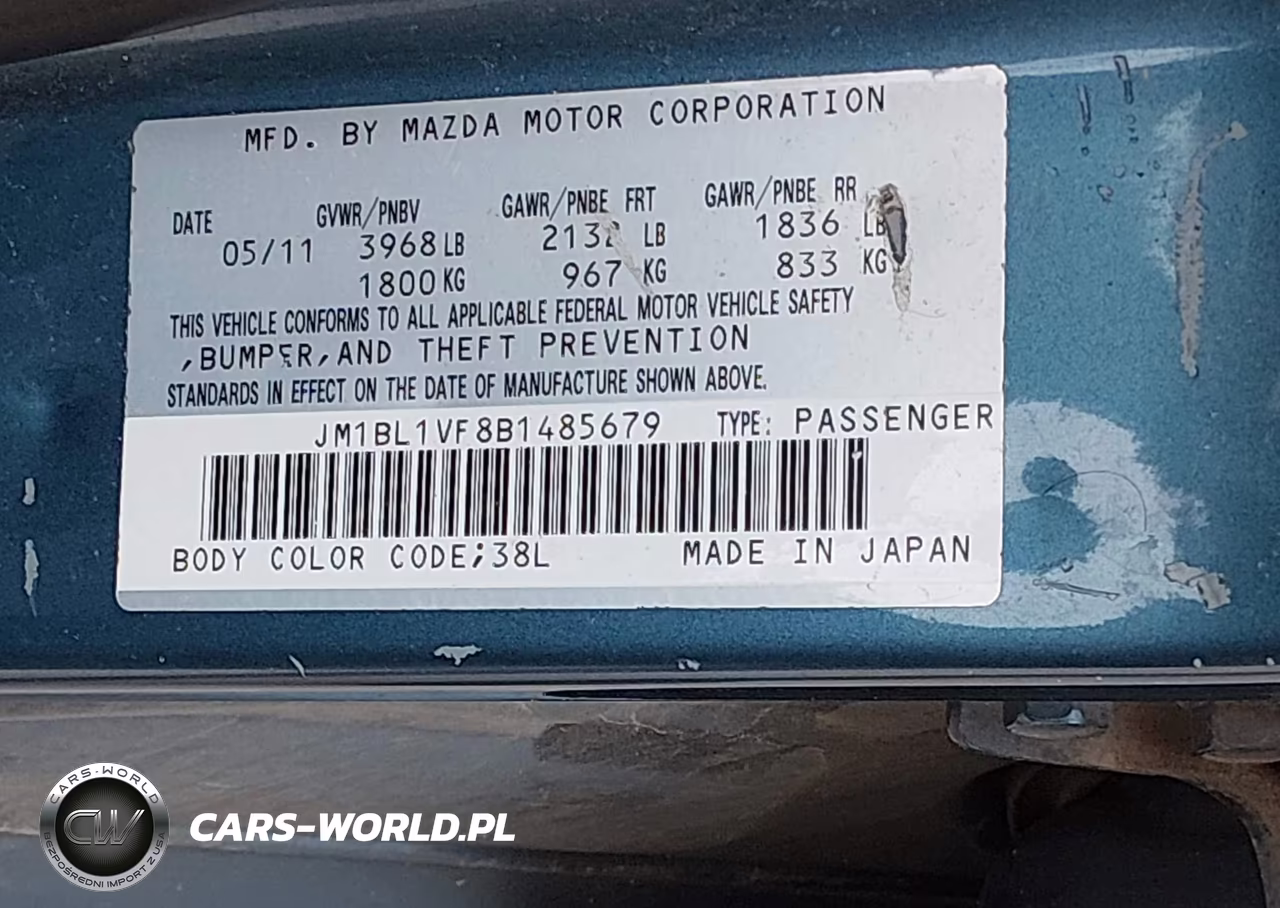 2011 Mazda Mazda3 I Touring VIN:JM1BL1VF8B1485679 - 9