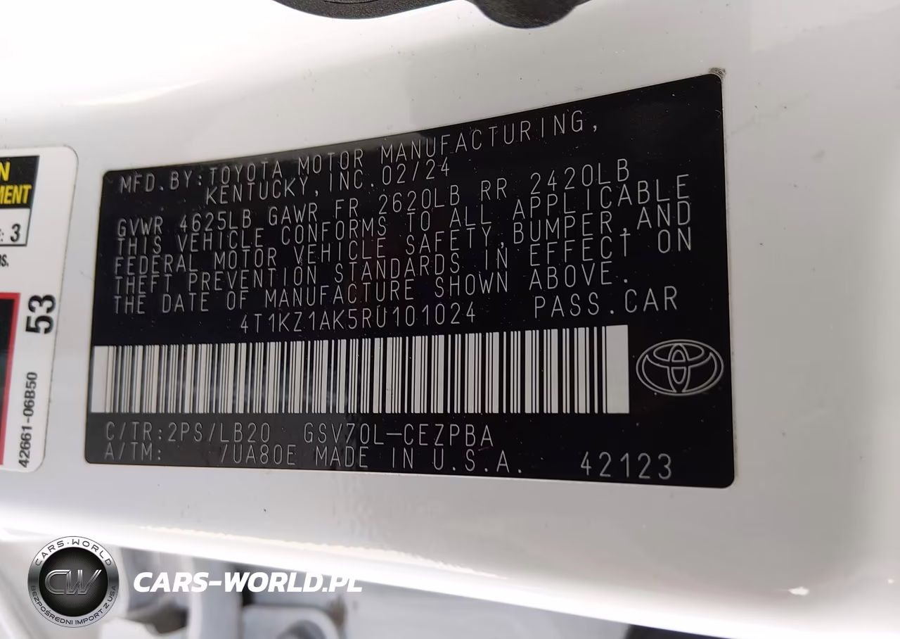 2024 Toyota Camry Xse V6 VIN:4T1KZ1AK5RU101024 - 9