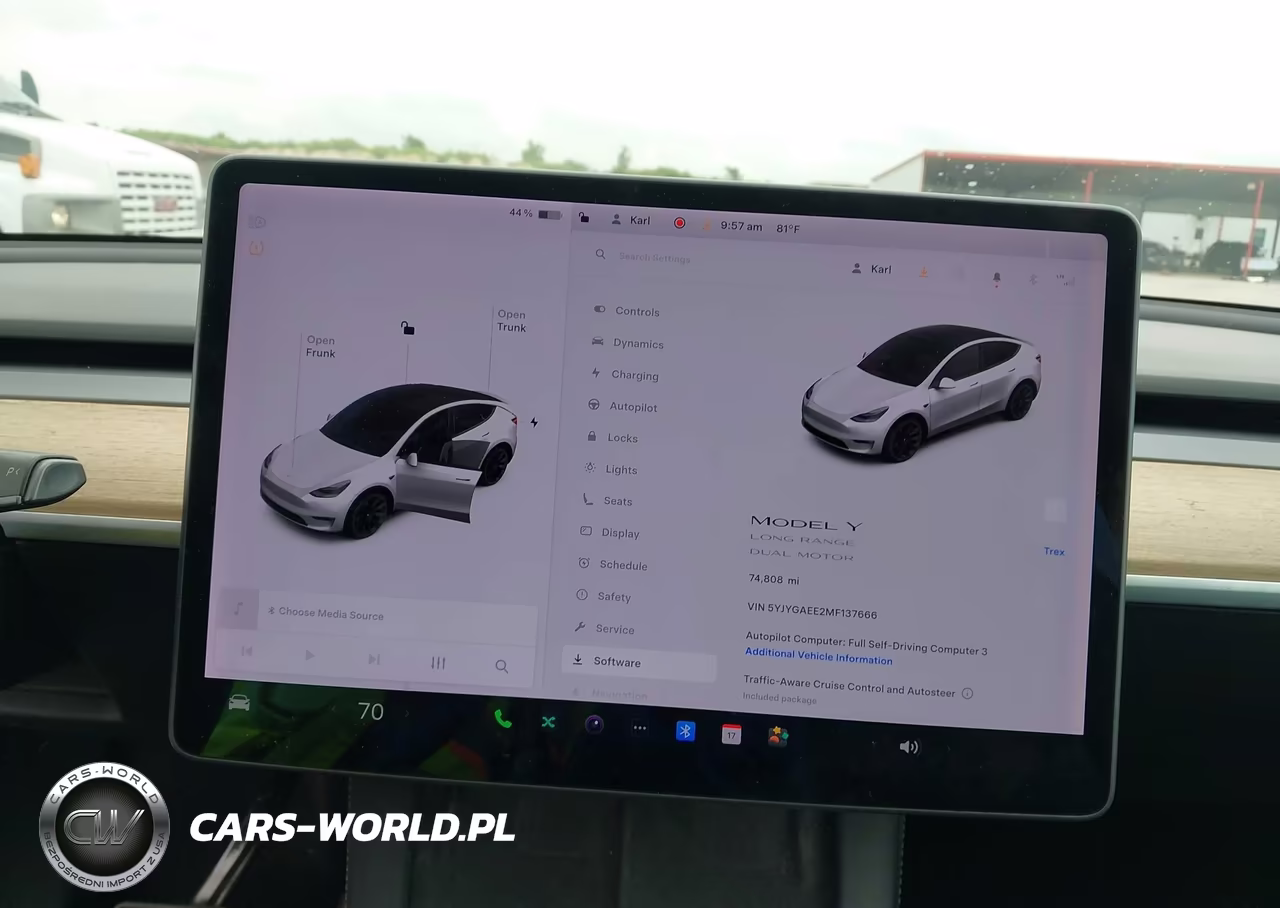 2021 Tesla Model Y Long Range Dual Motor All-Wheel Drive VIN:5YJYGAEE2MF137666 - 7