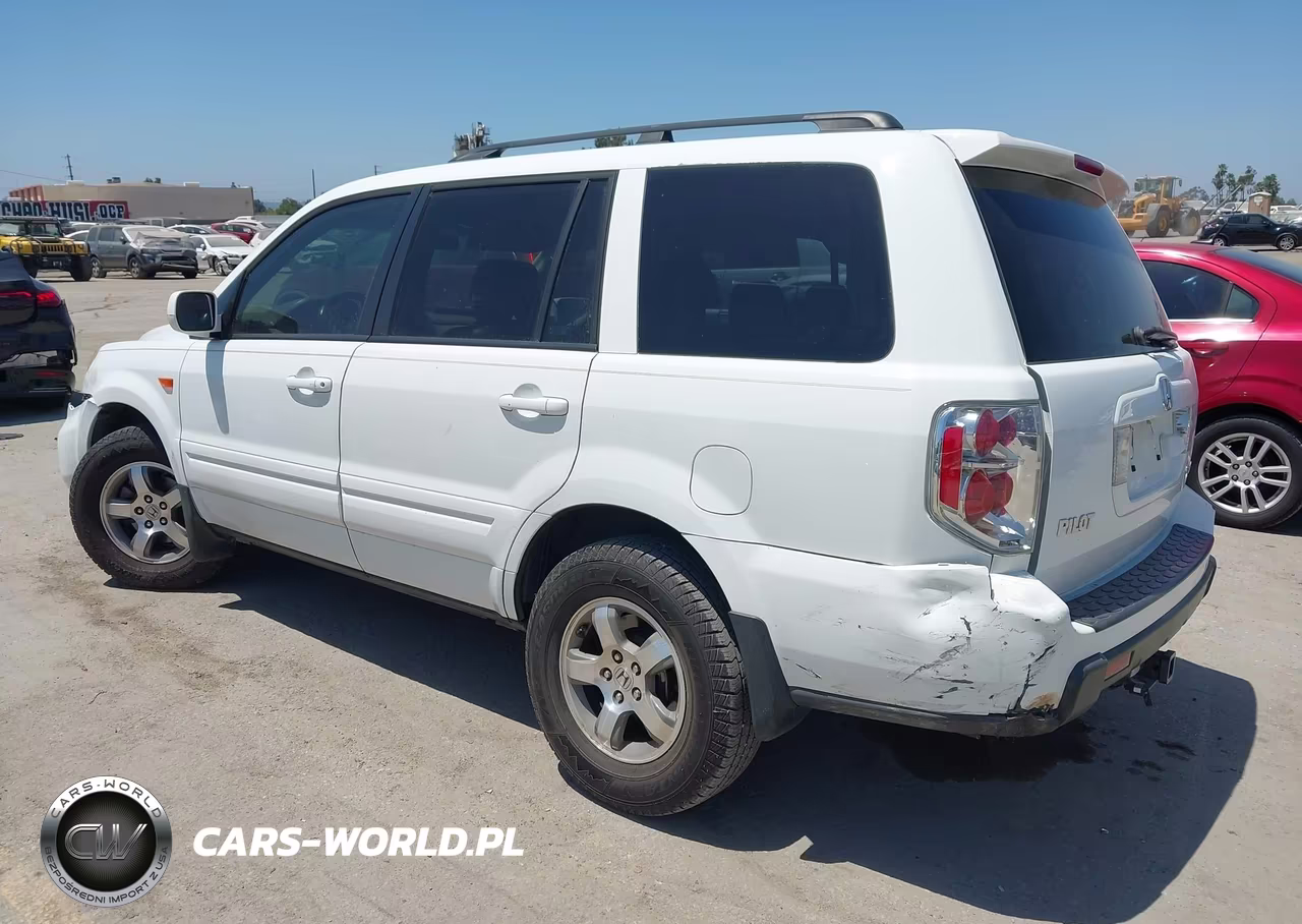 2007 Honda Pilot Ex-L VIN:2HKYF18797H541067 - 3