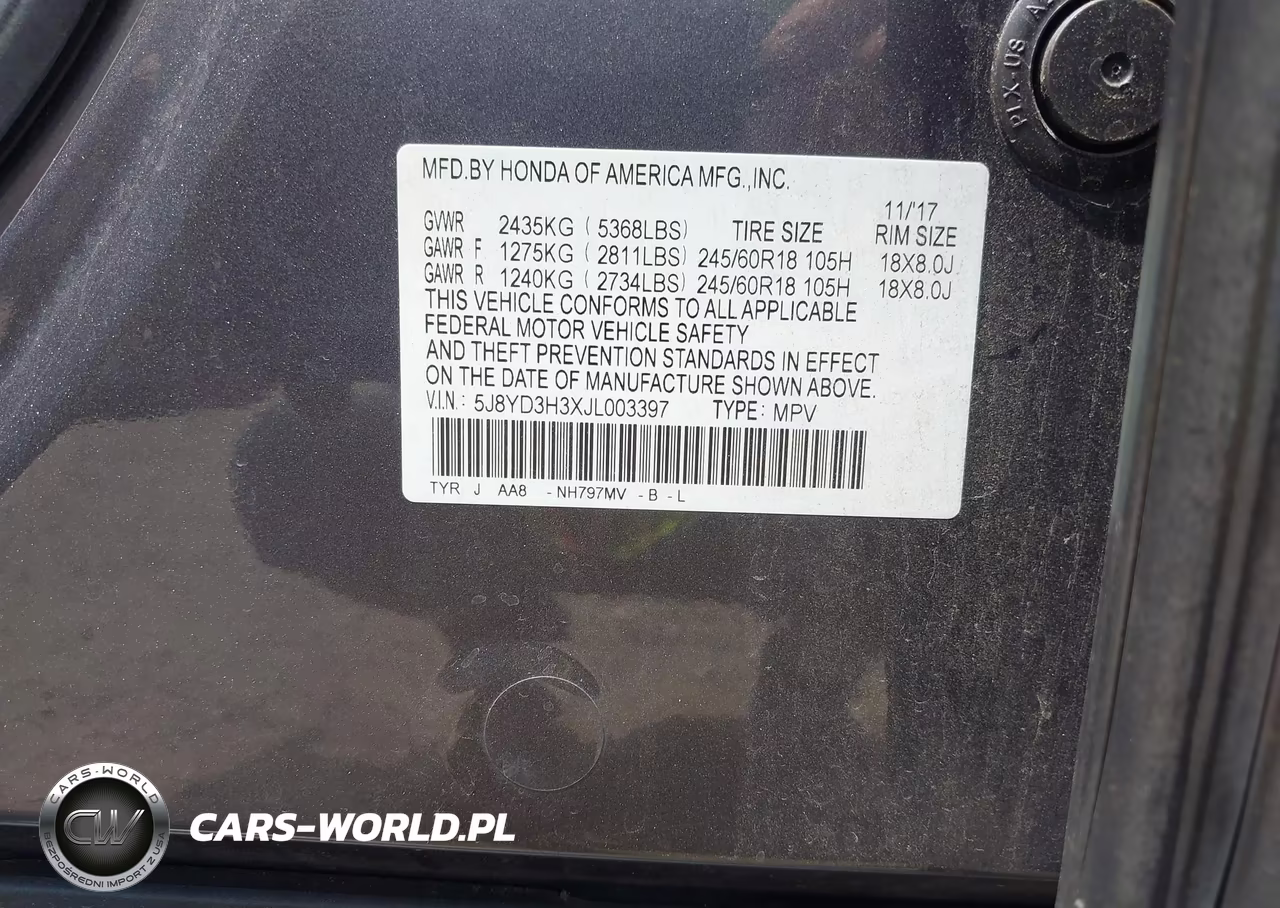 2018 Acura Mdx VIN:5J8YD3H3XJL003397 - 9