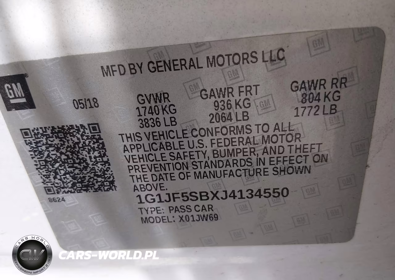 2018 Chevrolet Sonic Premier Auto VIN:1G1JF5SBXJ4134550 - 9