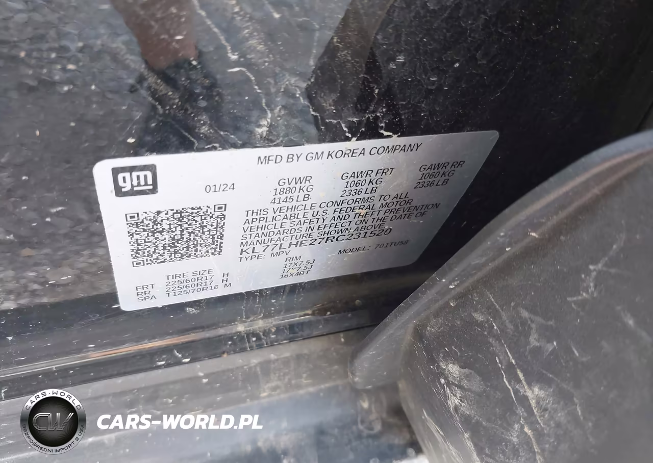 2024 Chevrolet Trax Fwd Lt VIN:KL77LHE27RC231520 - 9