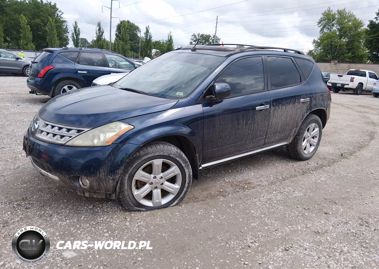2007 Nissan Murano Sl VIN:JN8AZ08W97W657555 - 2