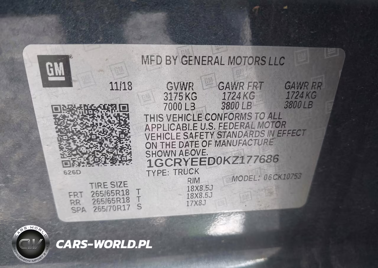 2019 Chevrolet Silverado 1500 Rst VIN:1GCRYEED0KZ177686 - 9