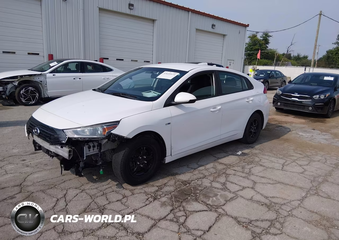 2017 Hyundai Ioniq Hybrid Blue VIN:KMHC65LC3HU023304 - 2