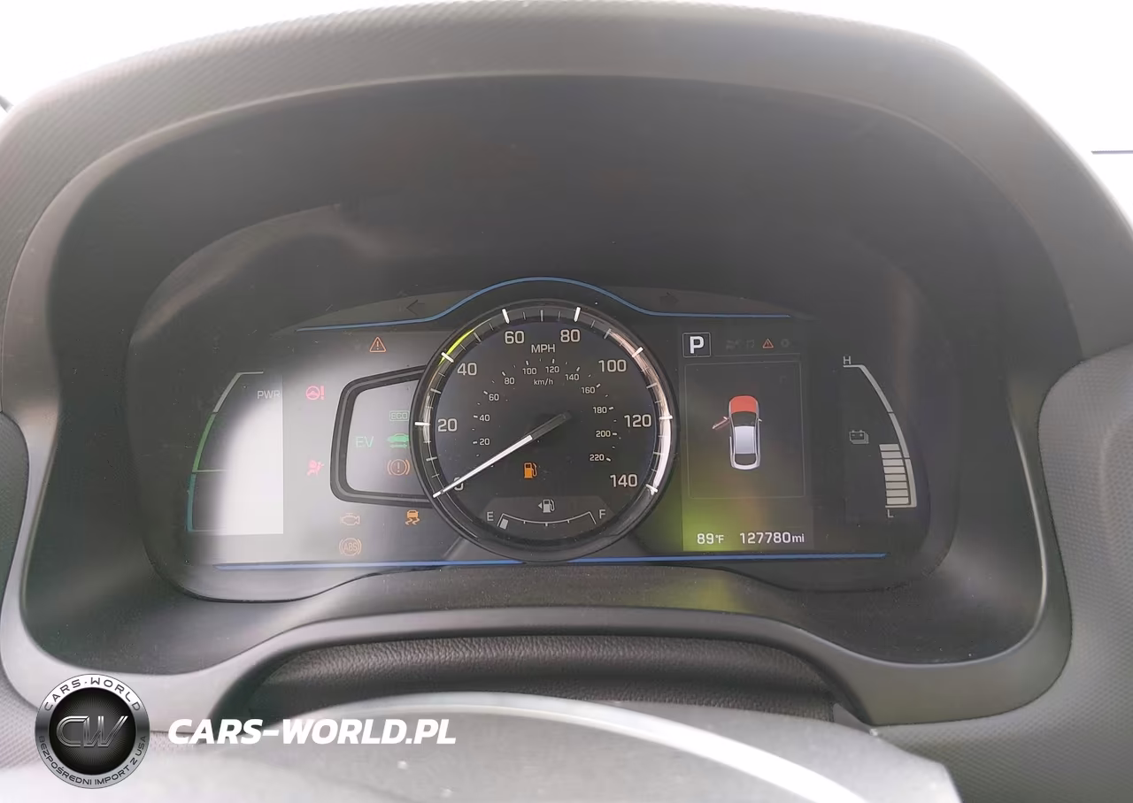 2017 Hyundai Ioniq Hybrid Blue VIN:KMHC65LC3HU023304 - 7