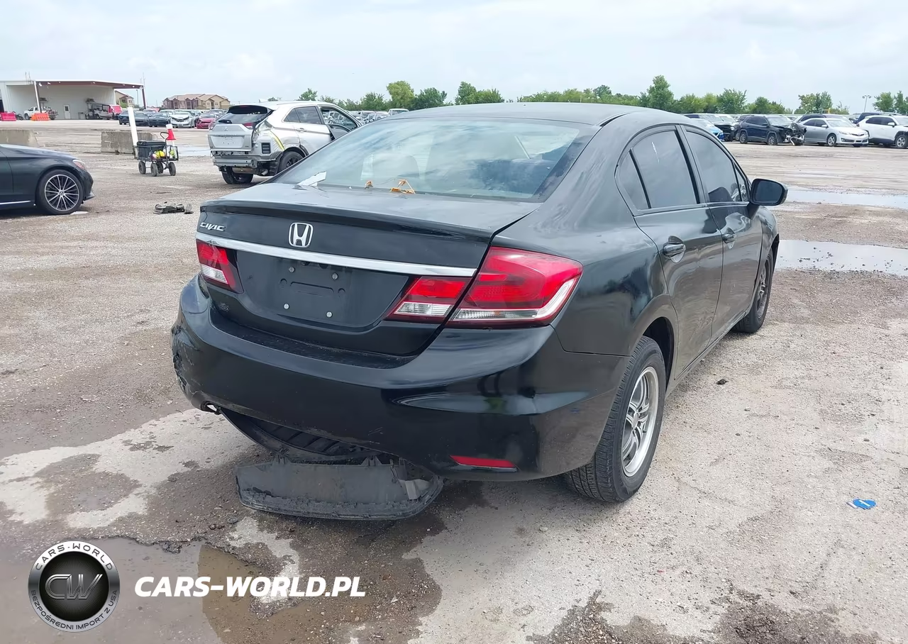 2015 Honda Civic Lx VIN:19XFB2F5XFE107527 - 4