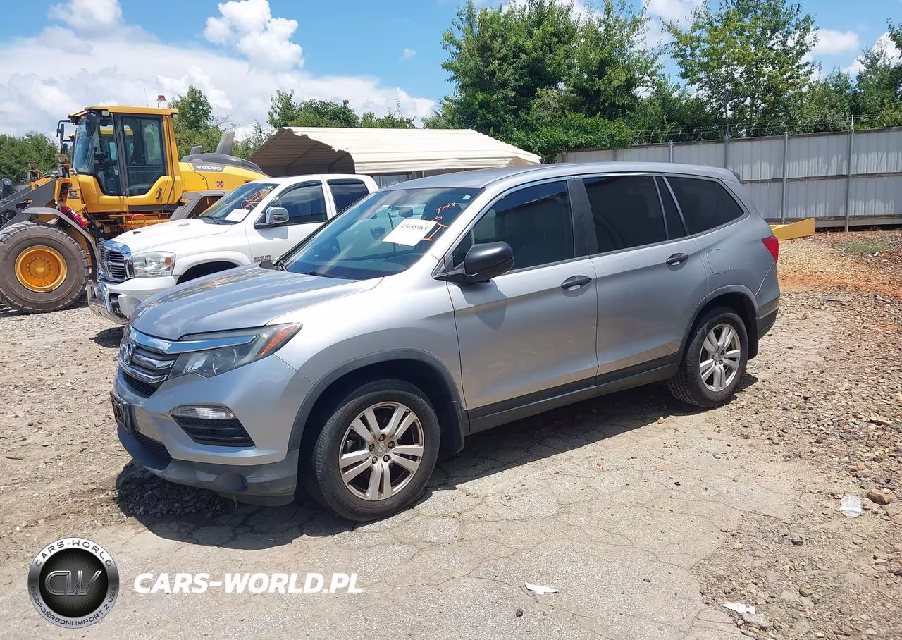 2017 Honda Pilot Lx VIN:5FNYF5H10HB007572 - 2