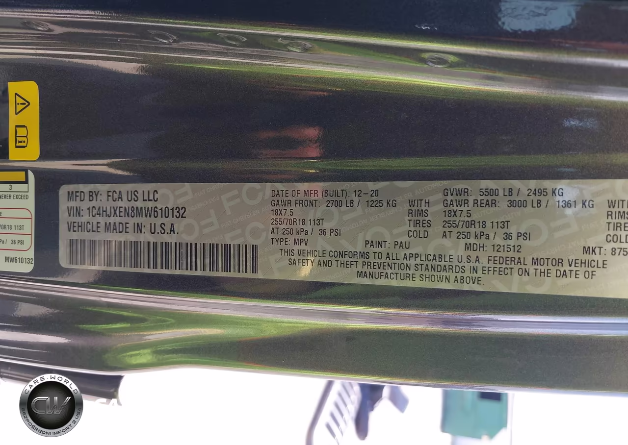 2021 Jeep Wrangler Unlimited Sahara Altitude 4X4 VIN:1C4HJXEN8MW610132 - 9
