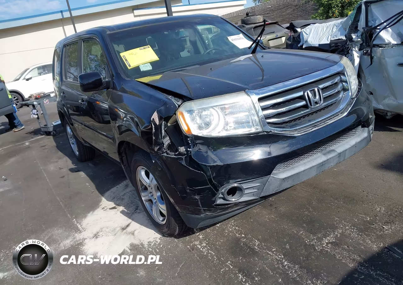 2012 Honda Pilot Ex-L VIN:5FNYF3H56CB032105 - 1