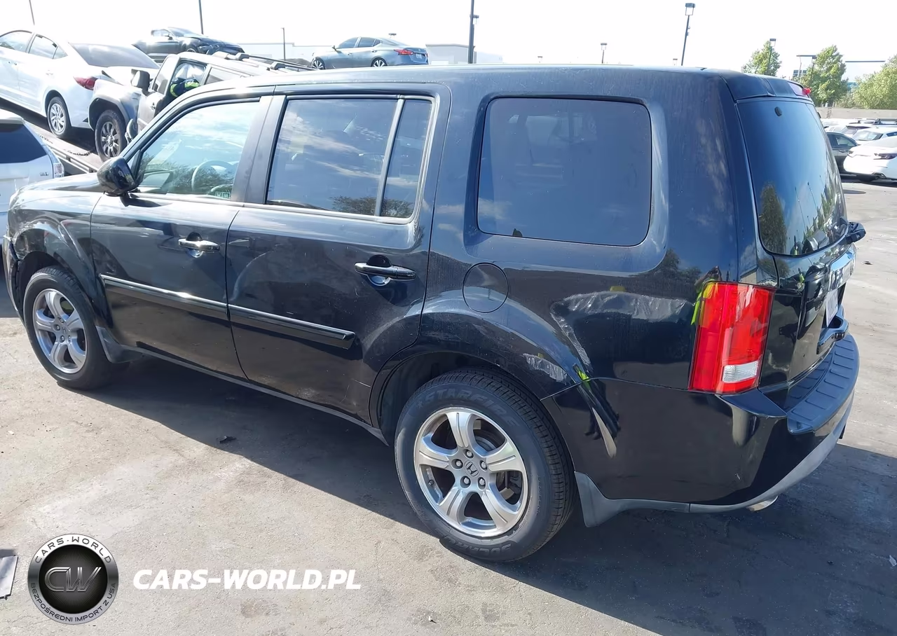 2012 Honda Pilot Ex-L VIN:5FNYF3H56CB032105 - 3