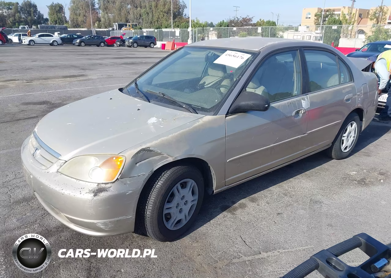 2002 Honda Civic Lx VIN:JHMES16572S001452 - 2