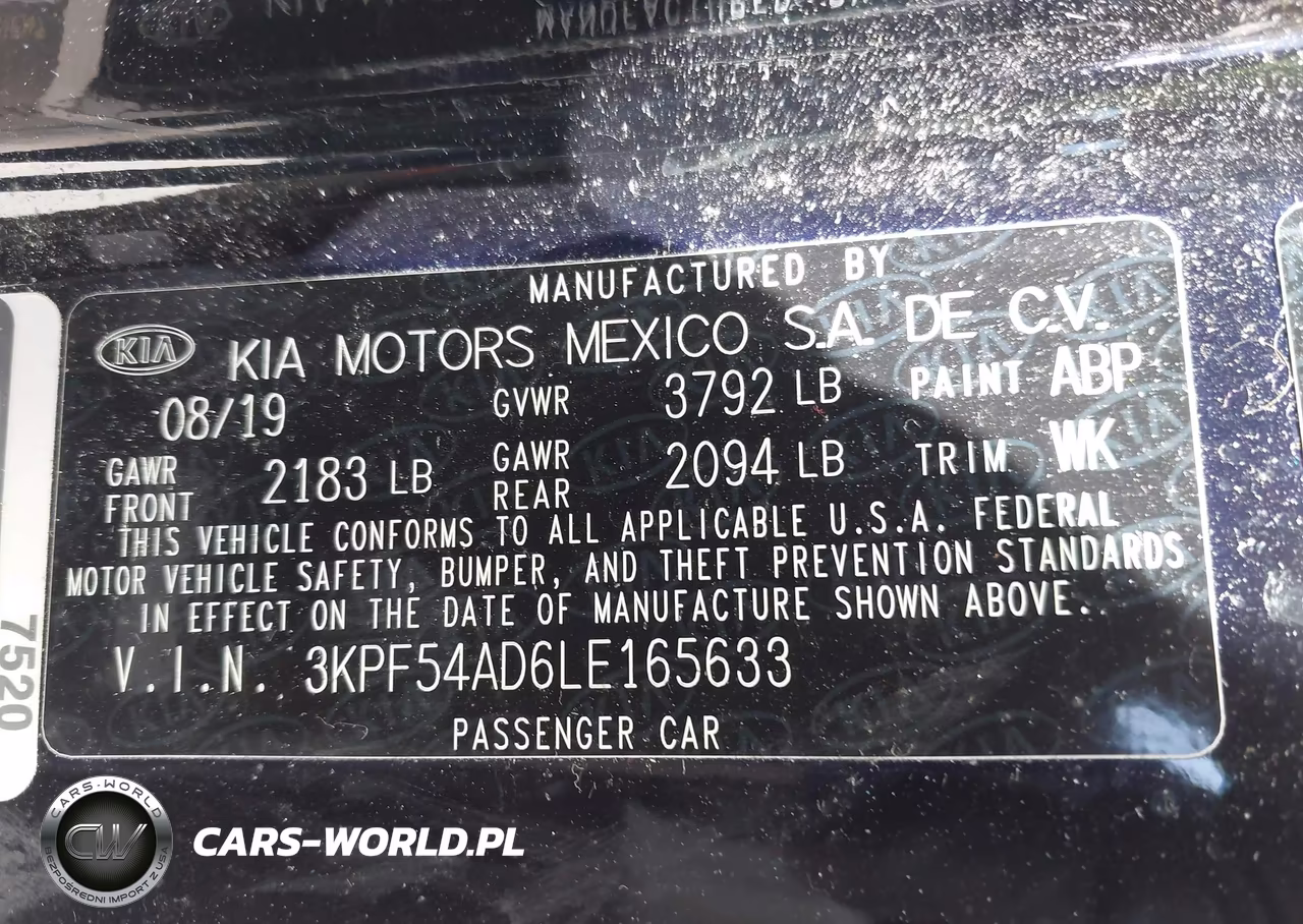 2020 Kia Forte Ex VIN:3KPF54AD6LE165633 - 9