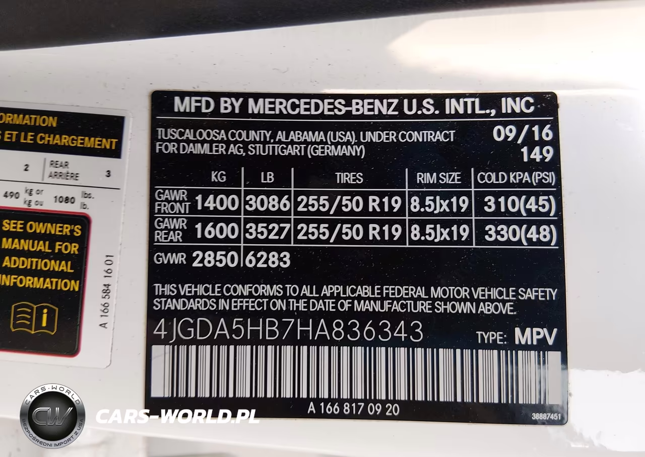 2017 Mercedes-Benz Gle 350 4Matic VIN:4JGDA5HB7HA836343 - 9