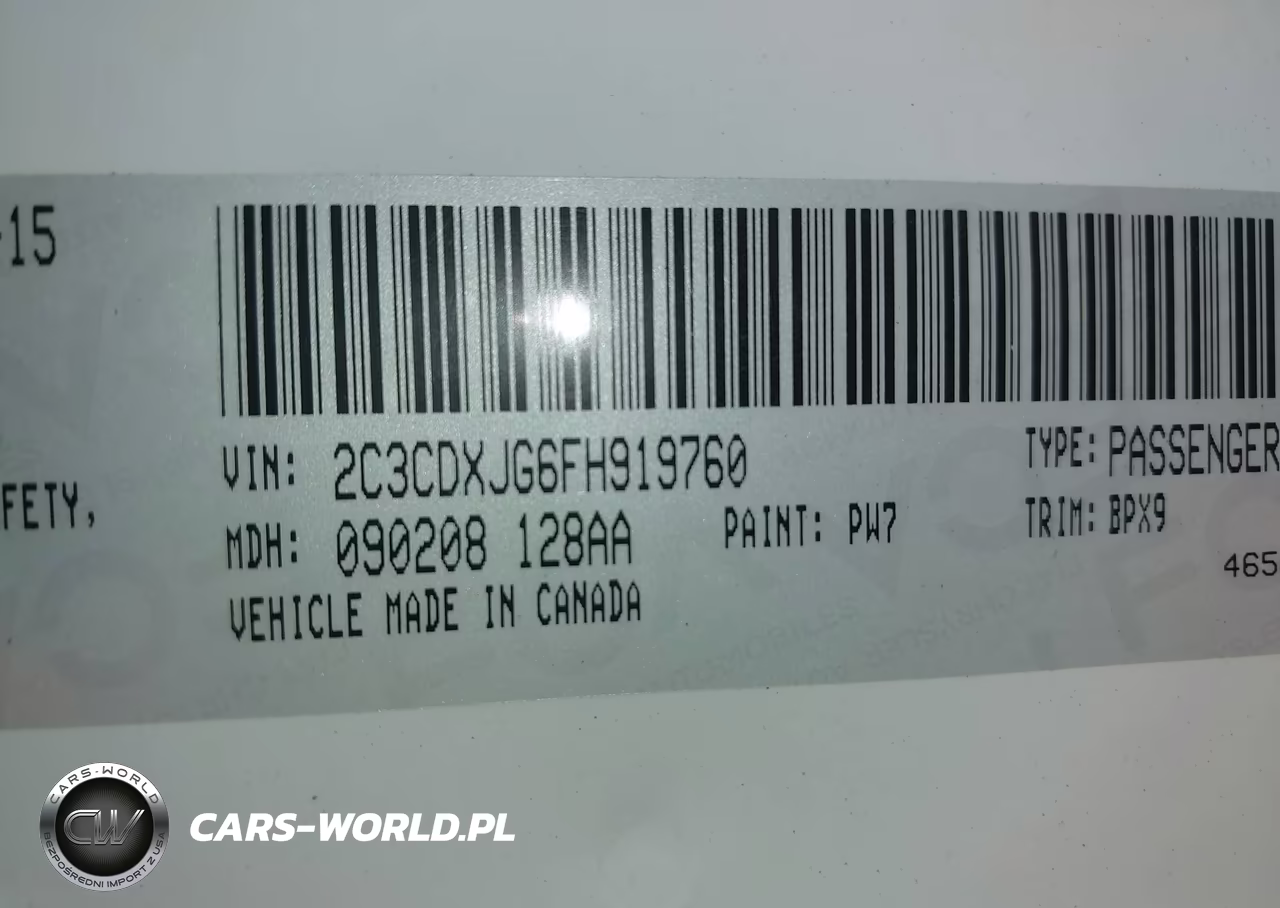 2015 Dodge Charger Sxt VIN:2C3CDXJG6FH919760 - 9