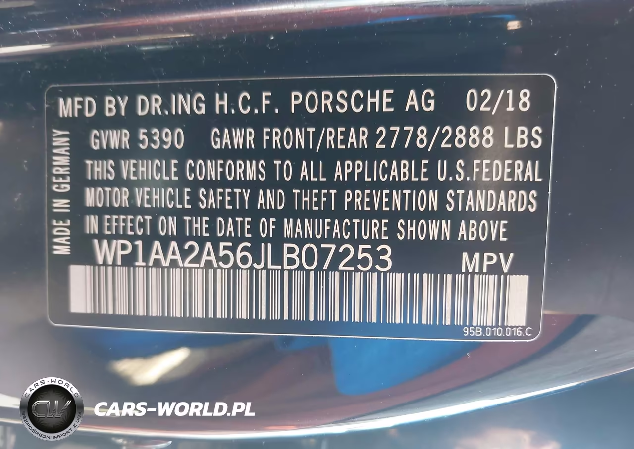 2018 Porsche Macan VIN:WP1AA2A56JLB07253 - 9