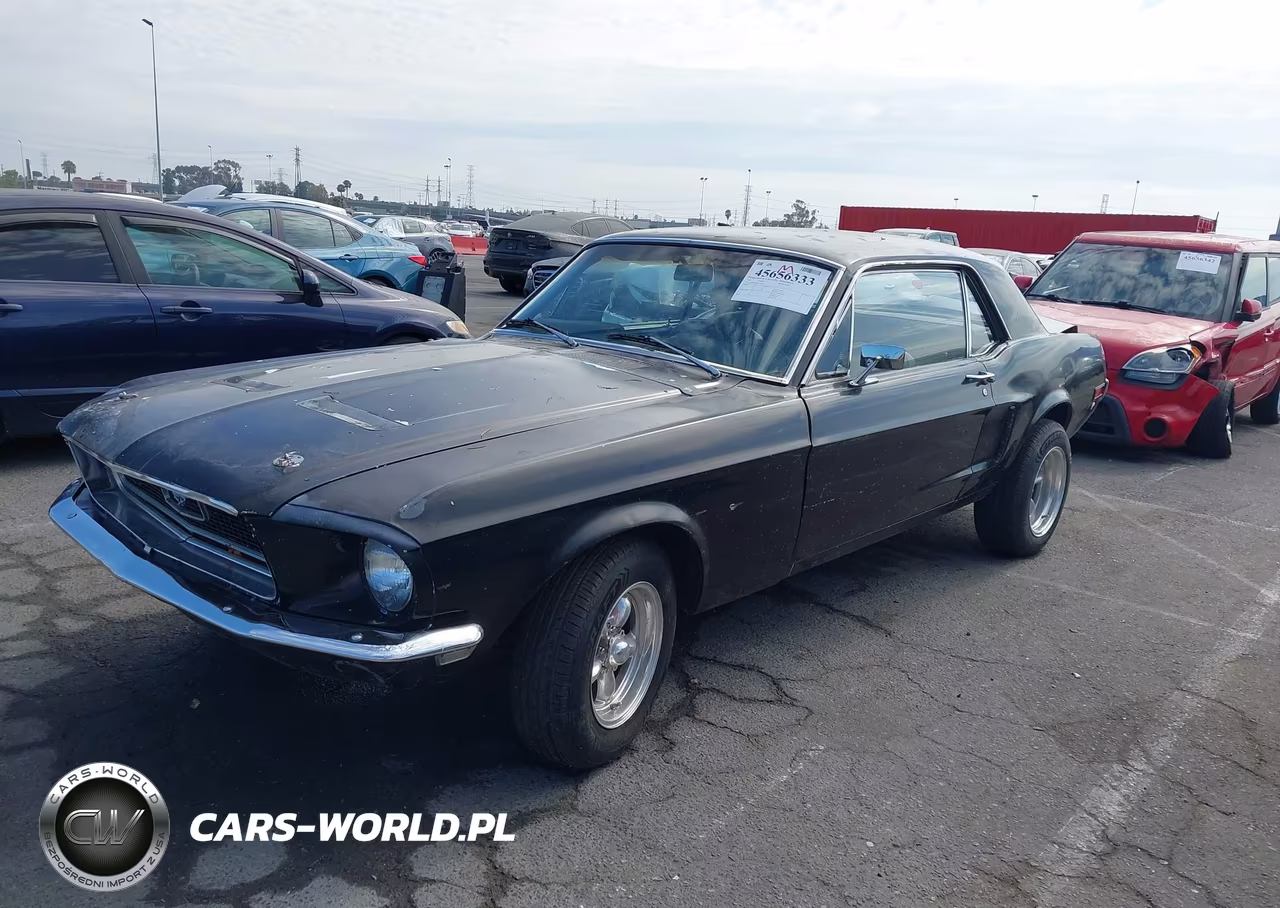1968 Ford Mustang VIN:0000008R01C108972 - 2