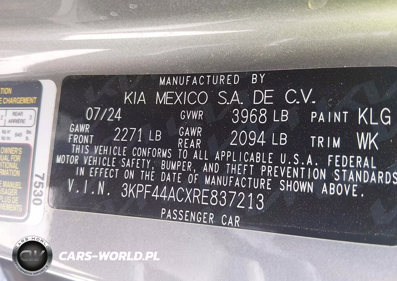 2024 Kia Forte Gt VIN:3KPF44ACXRE837213 - 9