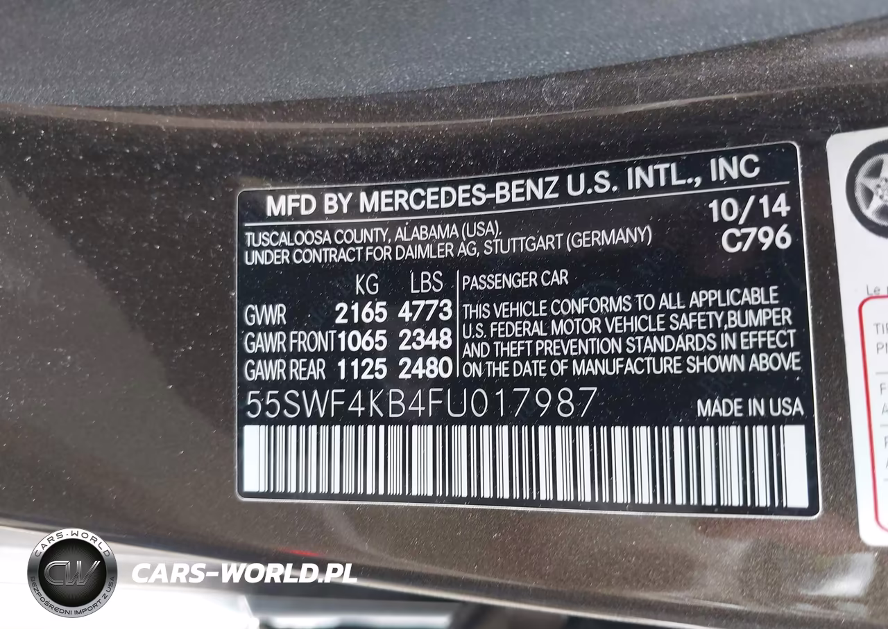 2015 Mercedes-Benz C 300 Luxury 4Matic VIN:55SWF4KB4FU017987 - 9