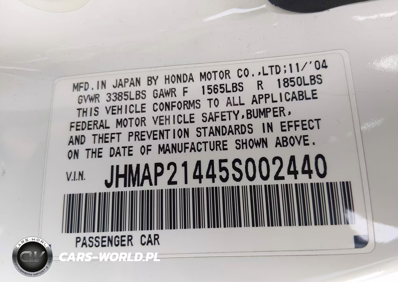 2005 Honda S2000 VIN:JHMAP21445S002440 - 9