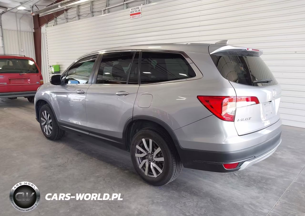 2020 Honda Pilot Awd Ex-L VIN:5FNYF6H56LB044353 - 3