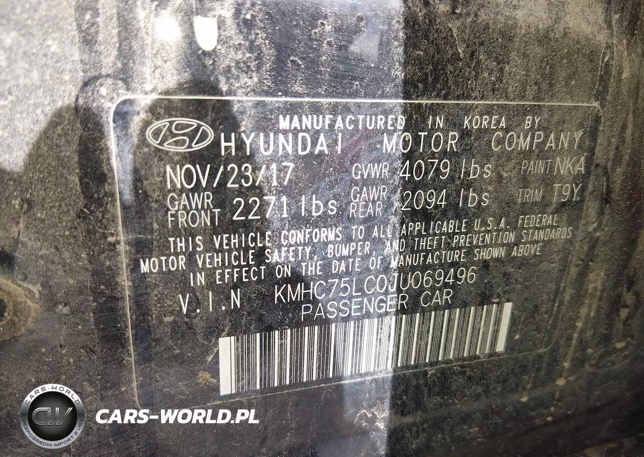 2018 Hyundai Ioniq Hybrid Sel VIN:KMHC75LC0JU069496 - 9