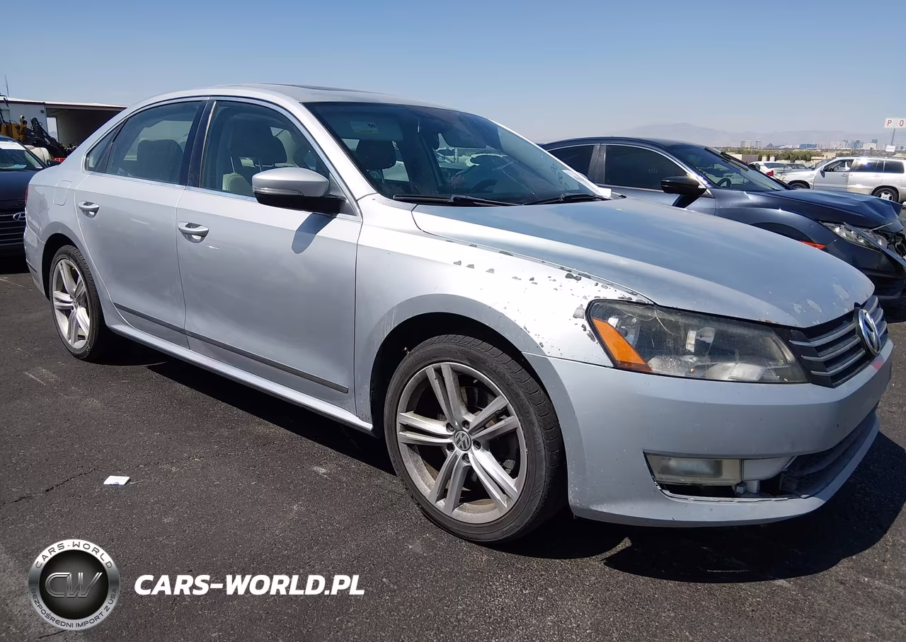 2014 Volkswagen Passat 2.0L Tdi Se VIN:1VWBN7A33EC098360 - 1