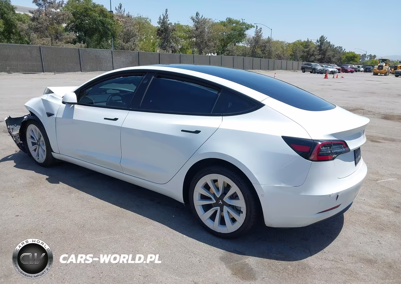 2021 Tesla Model 3 Standard Range Plus Rear-Wheel Drive VIN:5YJ3E1EA9MF928452 - 3