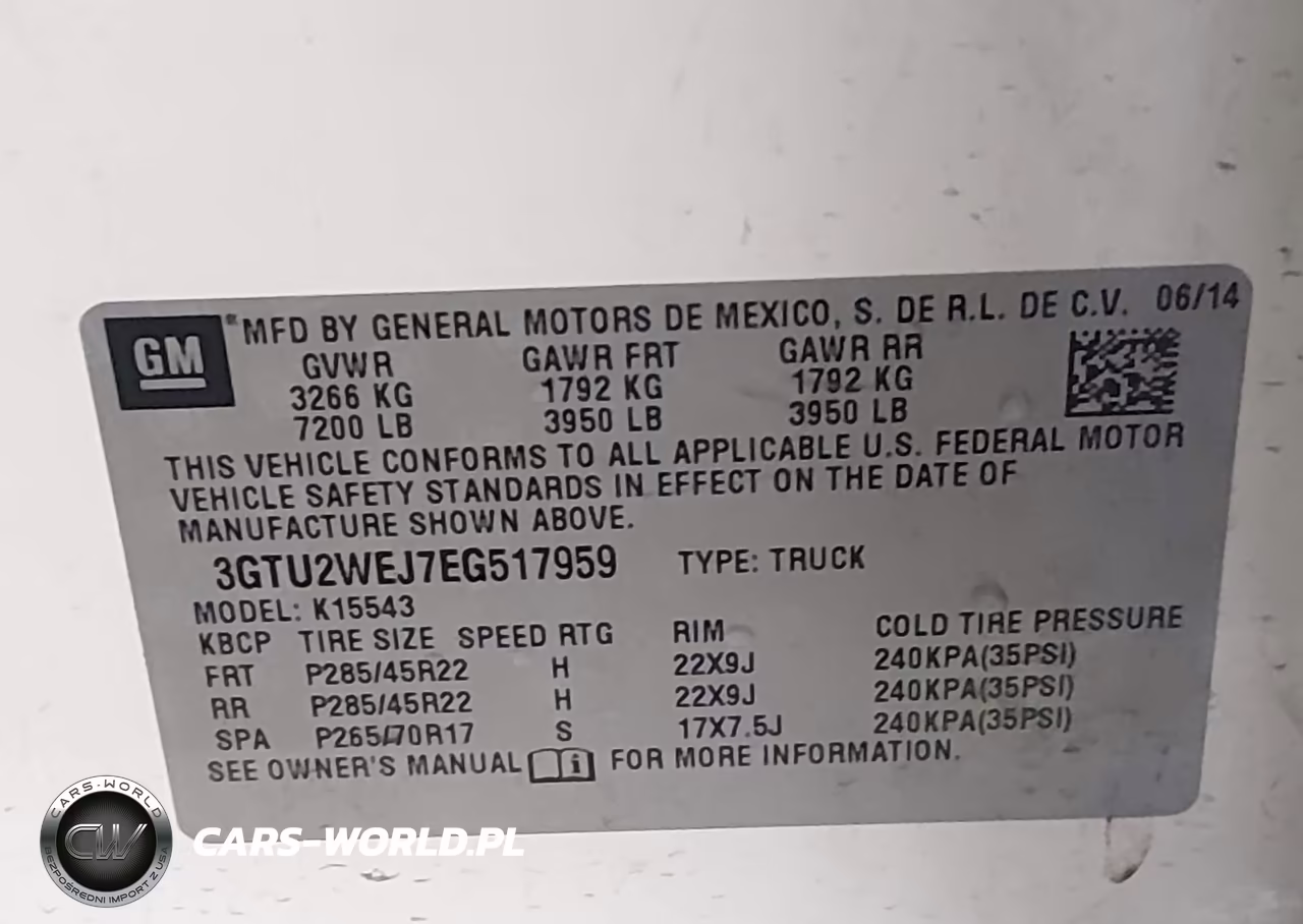 2014 GMC Sierra 1500 Denali VIN:3GTU2WEJ7EG517959 - 9