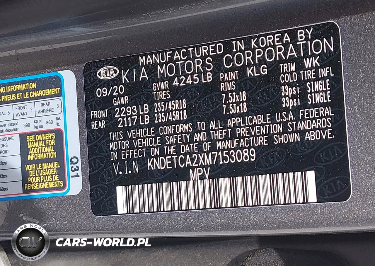 2021 Kia Seltos Sx Turbo VIN:KNDETCA2XM7153089 - 9