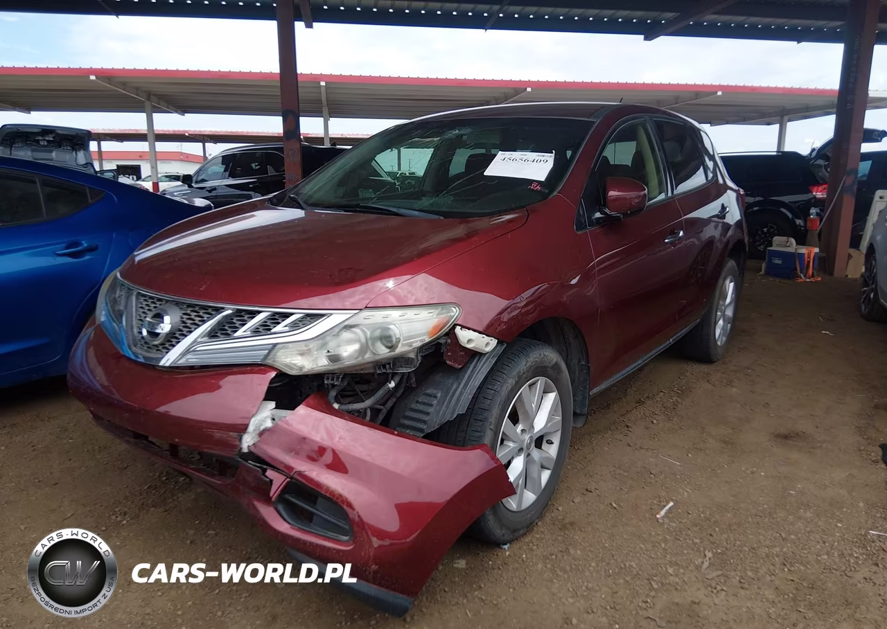 2012 Nissan Murano S VIN:JN8AZ1MU7CW117545 - 2