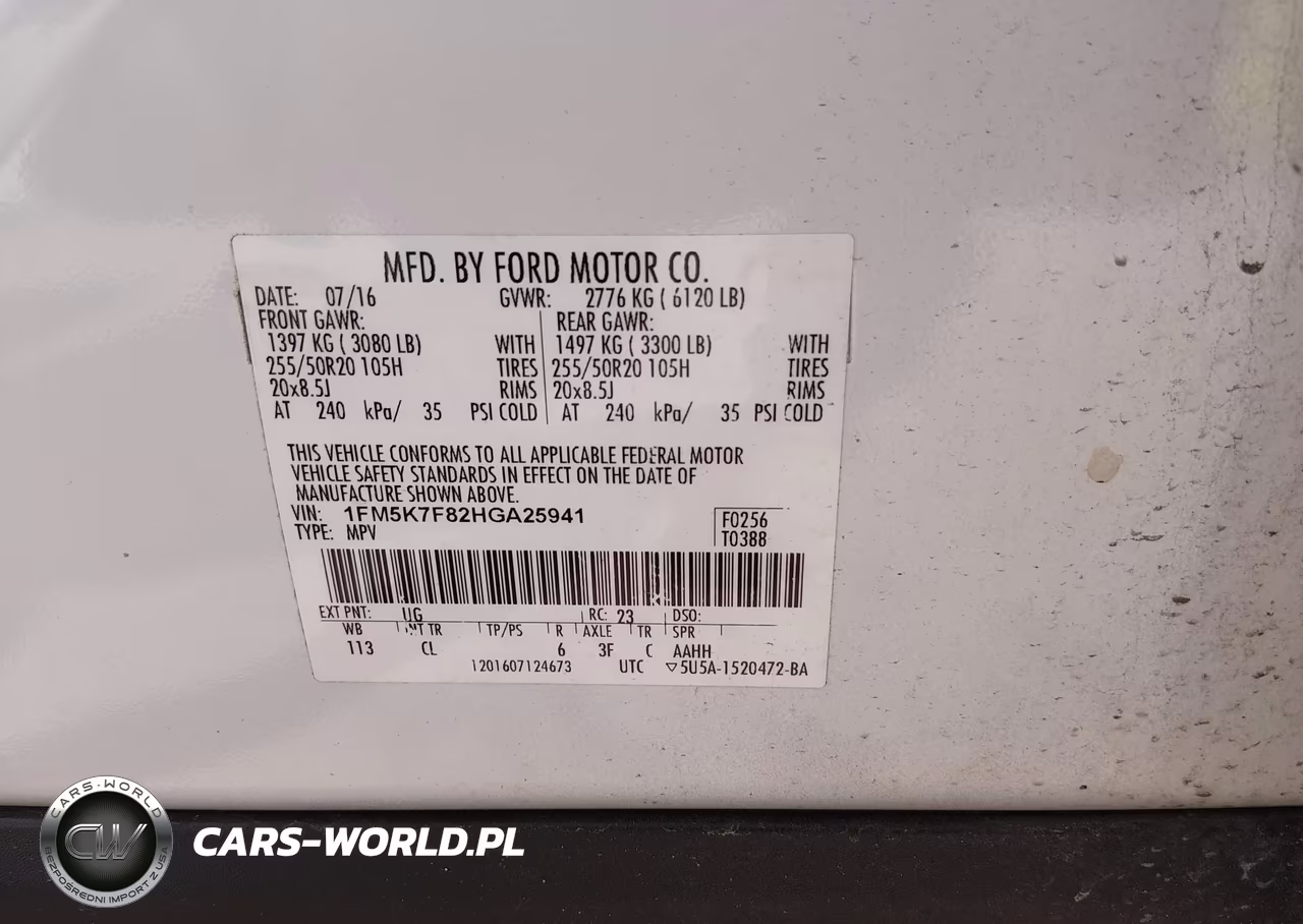 2017 Ford Explorer Limited VIN:1FM5K7F82HGA25941 - 9