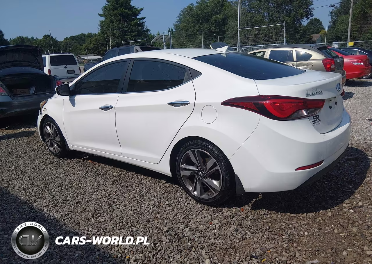 2014 Hyundai Elantra Limited VIN:5NPDH4AE3EH510221 - 3