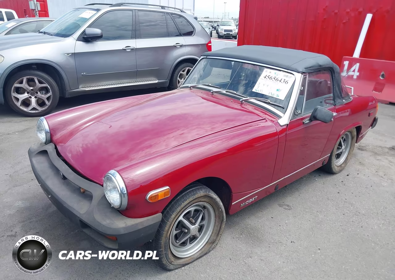 1976 Mg Midget VIN:GAN6UG177102G - 2
