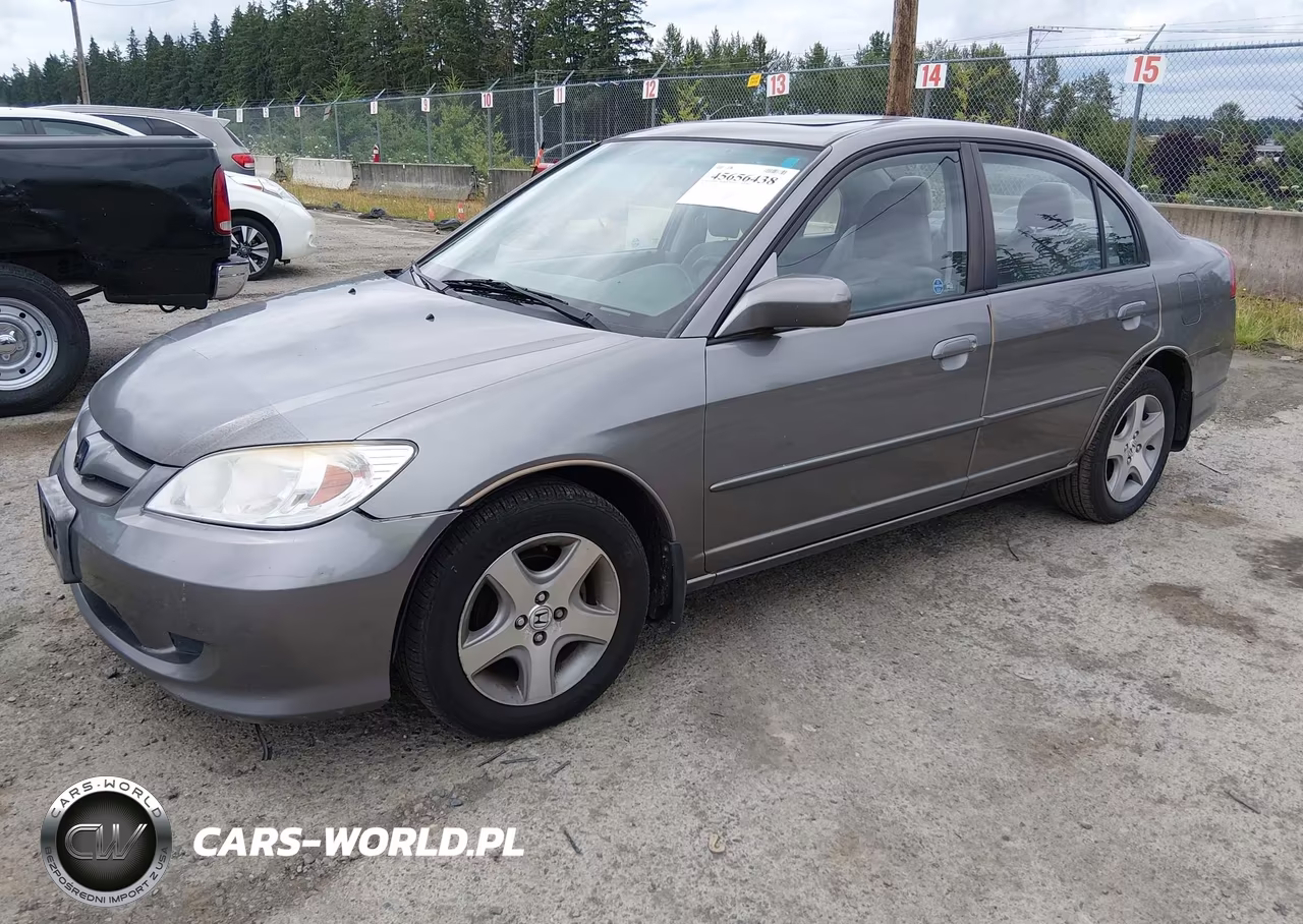 2004 Honda Civic Ex VIN:2HGES26774H639107 - 2