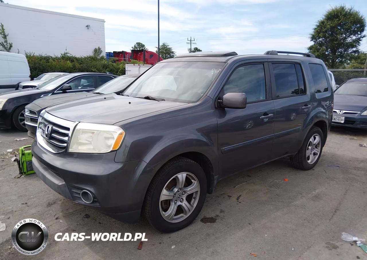 2012 Honda Pilot Ex-L VIN:5FNYF4H63CB075167 - 2