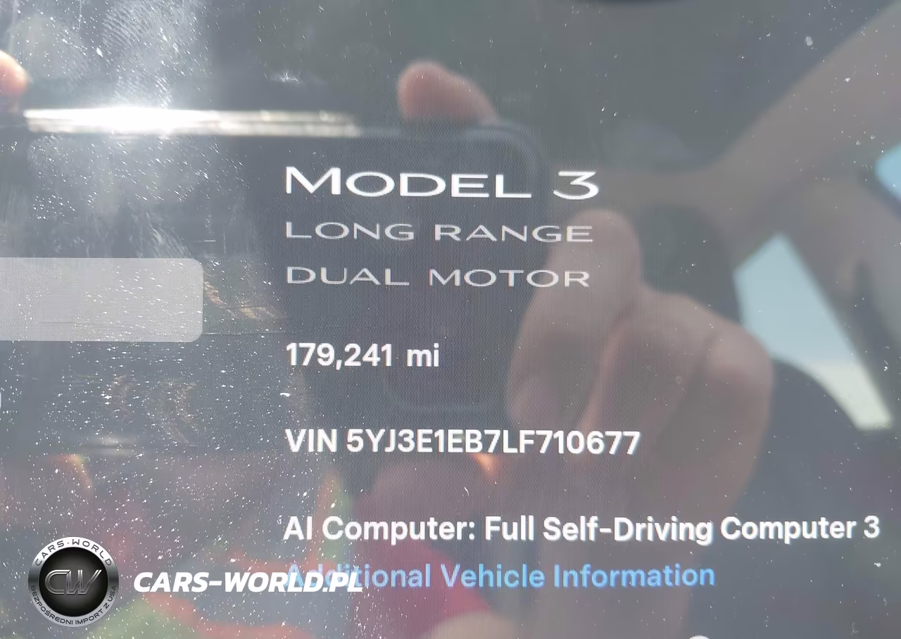 2020 Tesla Model 3 Long Range Dual Motor All-Wheel Drive VIN:5YJ3E1EB7LF710677 - 15