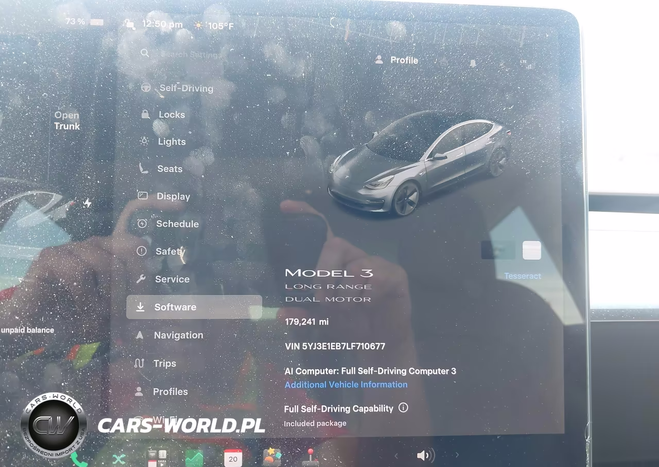 2020 Tesla Model 3 Long Range Dual Motor All-Wheel Drive VIN:5YJ3E1EB7LF710677 - 7