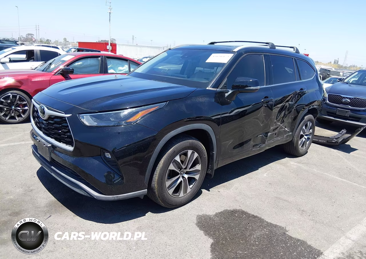 2022 Toyota Highlander Xle VIN:5TDGZRAH5NS123262 - 2