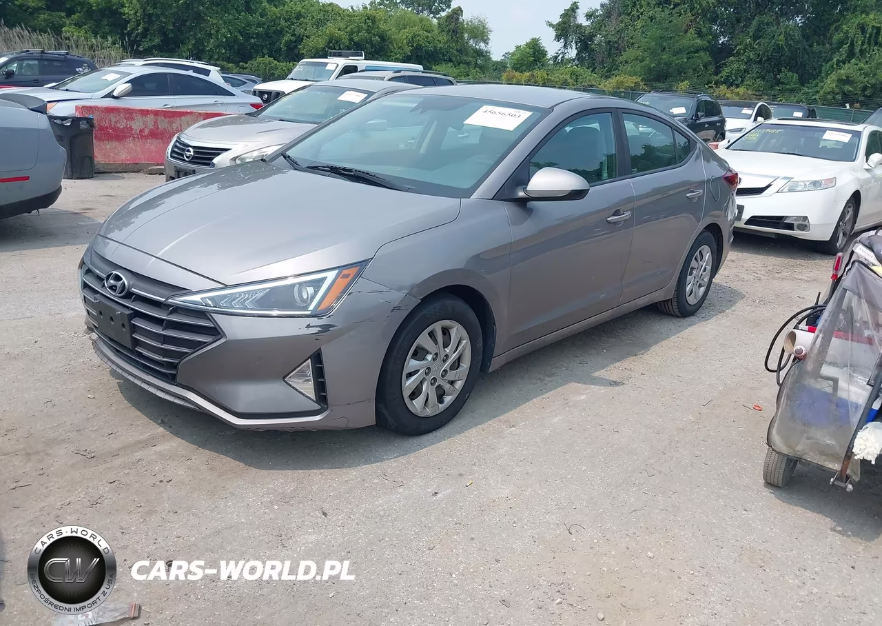 2020 Hyundai Elantra Se VIN:KMHD74LF6LU952885 - 2