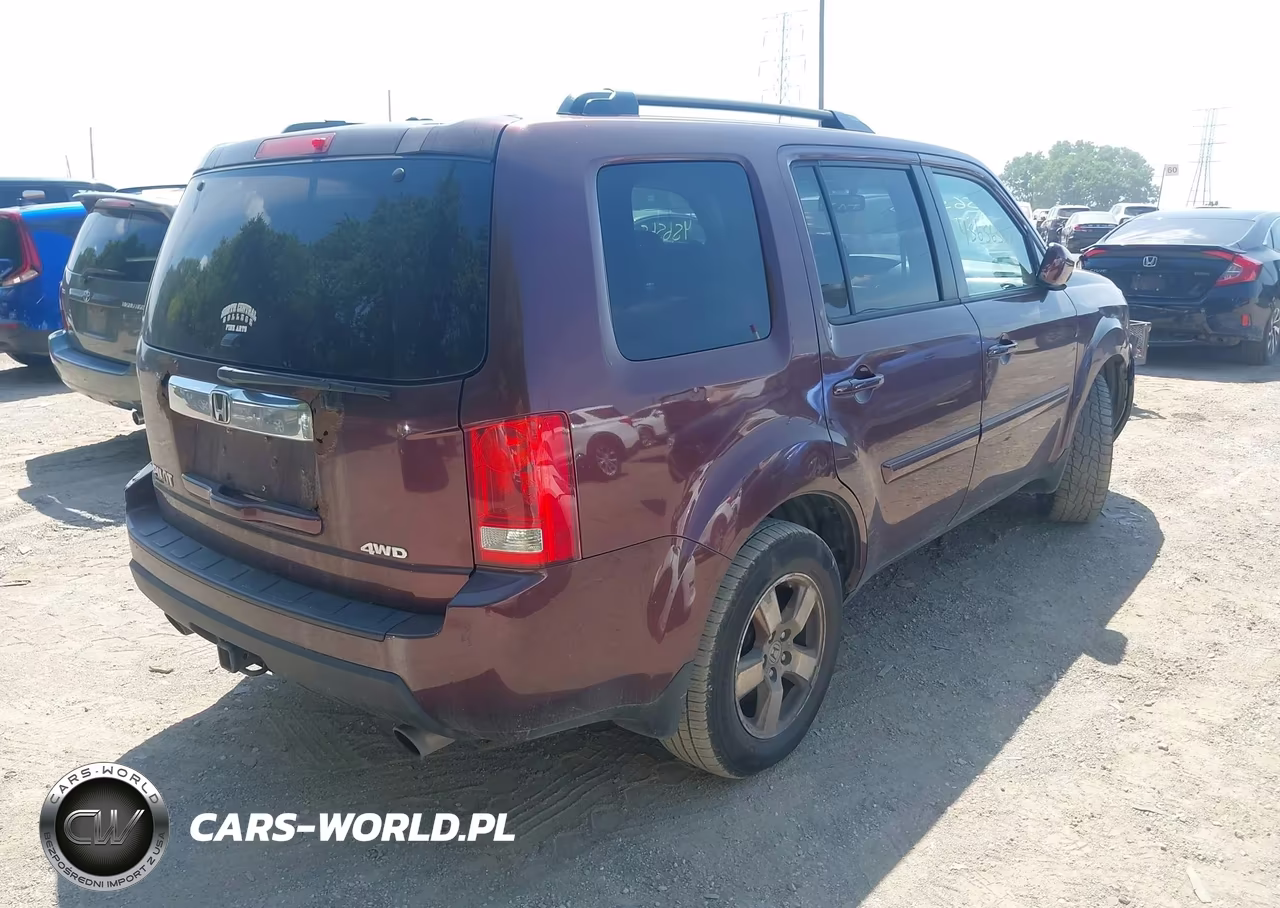 2011 Honda Pilot Ex-L VIN:5FNYF4H57BB018802 - 4