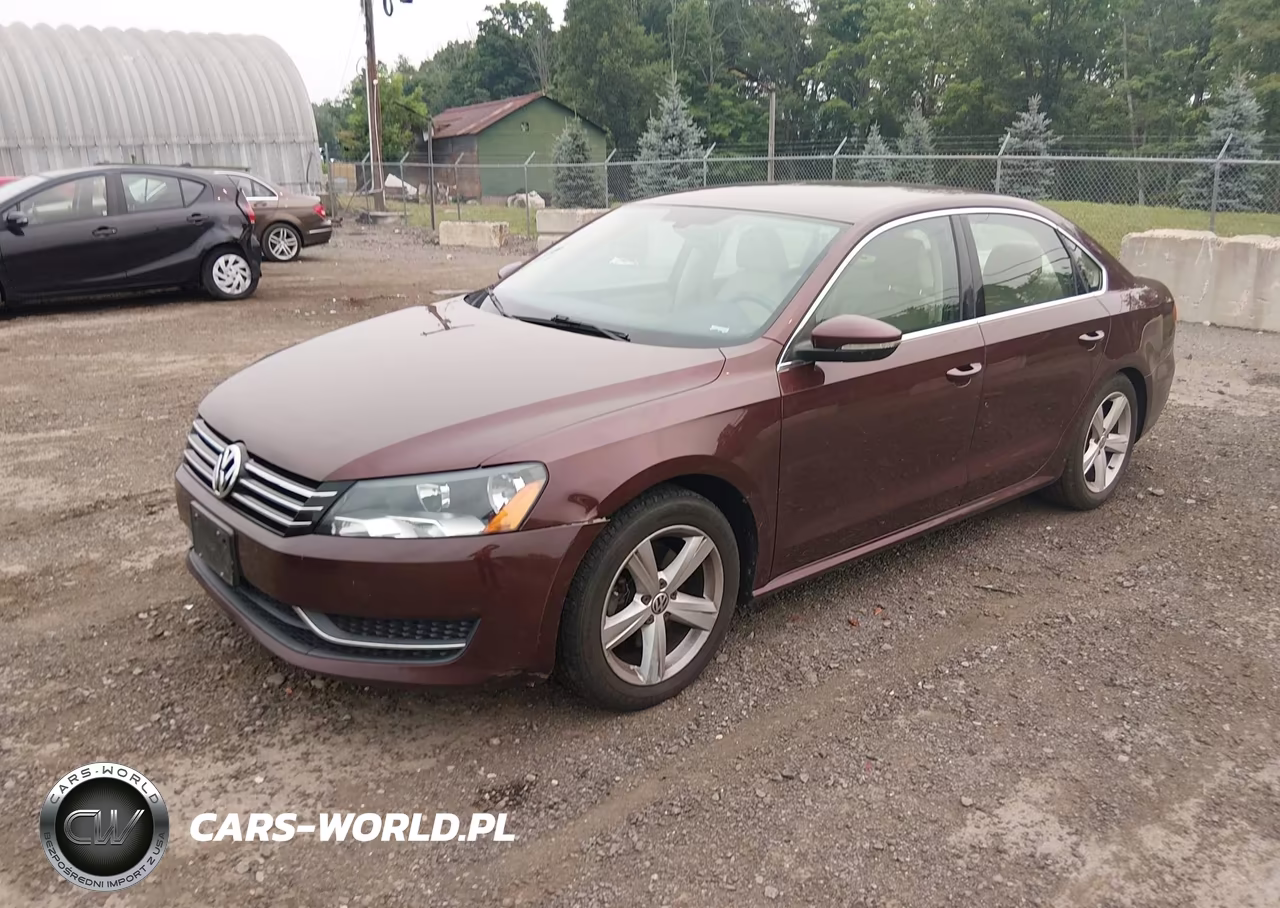2012 Volkswagen Passat 2.5L Se VIN:1VWBP7A31CC036656 - 2