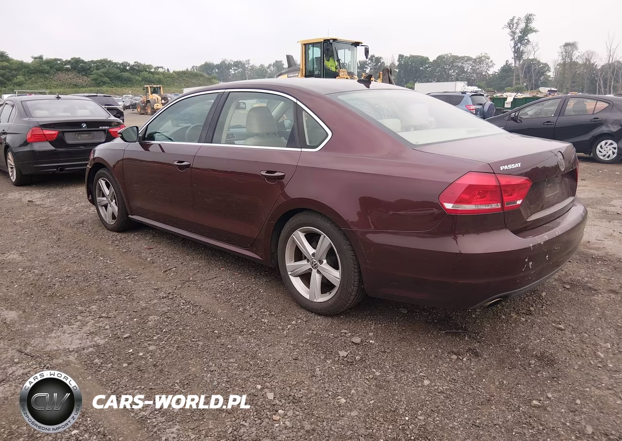 2012 Volkswagen Passat 2.5L Se VIN:1VWBP7A31CC036656 - 3