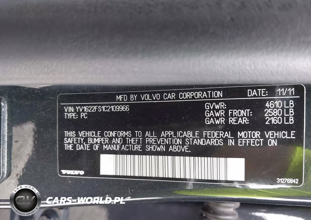 2012 Volvo S60 T5-T5 W-Moonroof VIN:YV1622FS1C2109966 - 9